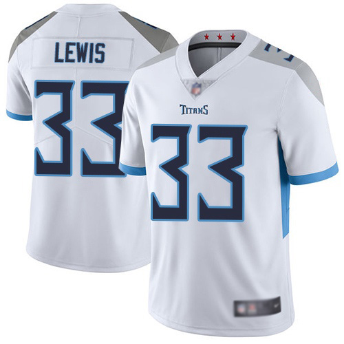 Tennessee Titans Limited White Men Dion Lewis Road Jersey NFL Football 33 Vapor Untouchable